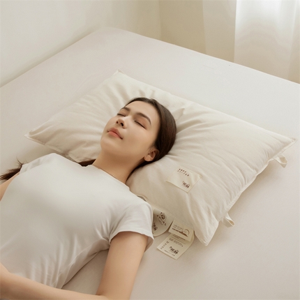 （总）麦肯锡 2025新款双针日式纯棉亚麻棉花枕