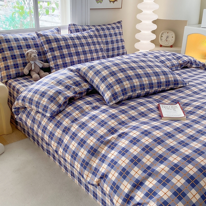 91家纺网 家纺一手货源 找家纺 友承家纺 2025新款芦荟棉亲肤四件套 百宝格