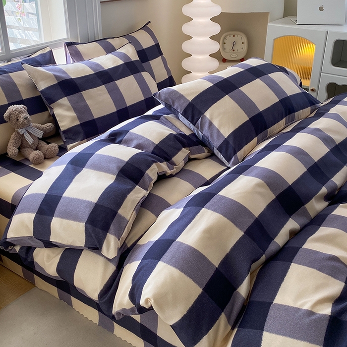 91家纺网 家纺一手货源 找家纺 友承家纺 2025新款芦荟棉亲肤四件套 罗曼