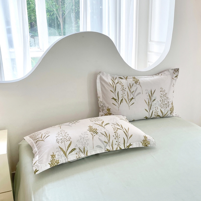 91家纺网 家纺一手货源 找家纺 合纵跨境工厂 2025新款40支纯棉跨境外贸JIT一件代发TEMU亚马逊希音包过核价-全棉印花四件套  森中草木