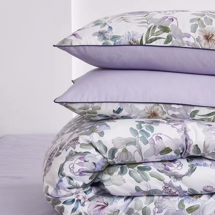 91家纺网 家纺一手货源 找家纺 优然居家纺 2025新款60支数码印花麻绳款四件套 罗曼罗兰