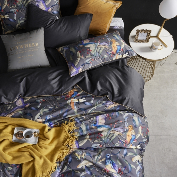 91家纺网 家纺一手货源 找家纺 优然居家纺 2025新款60支数码印花麻绳款四件套 辛德瑞拉