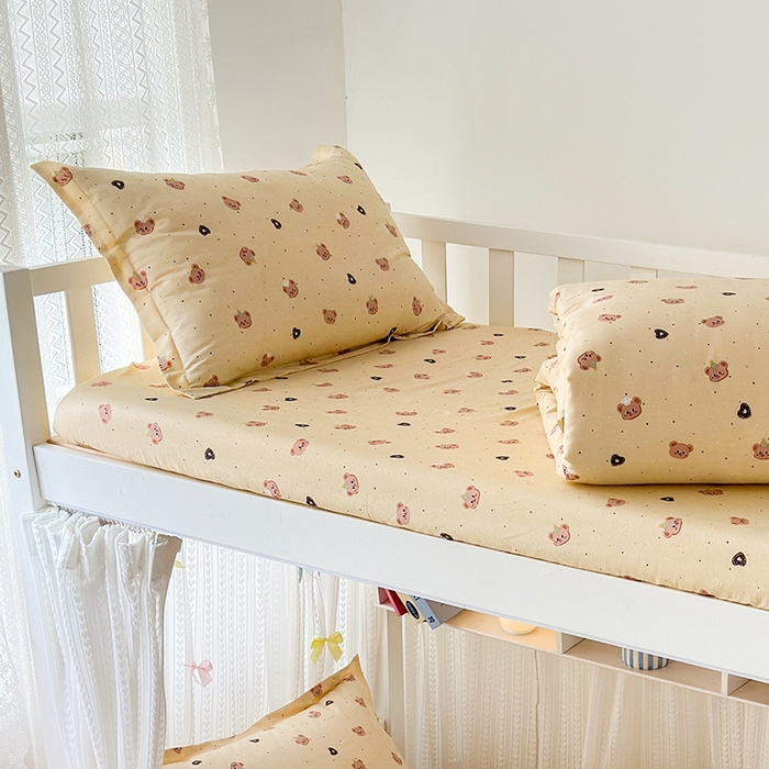 91家纺网 家纺一手货源 找家纺 拾物记 2025新款A类棉学生床笠第二批 皇家学院-黄