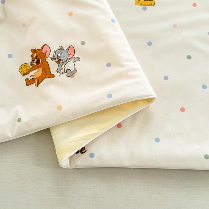 91家纺网 家纺一手货源 找家纺 彩象树家纺 2025新款猫和老鼠系列凉感夏被被子被芯 奶酪大盗