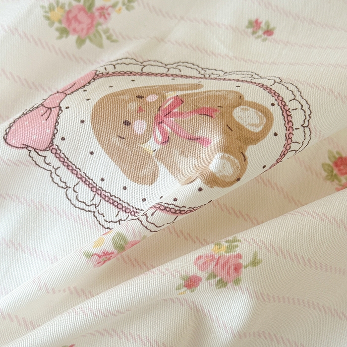 91家纺网 家纺一手货源 找家纺 拾物记 2025新款A类棉学生床笠第二批 云朵相馆（B版）