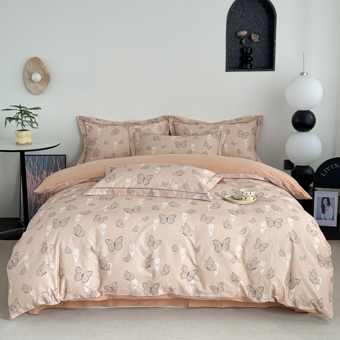 91家纺网 家纺一手货源 找家纺 （总）艾迪尚家纺 2025新款生态全棉纯棉磨毛印花四件套