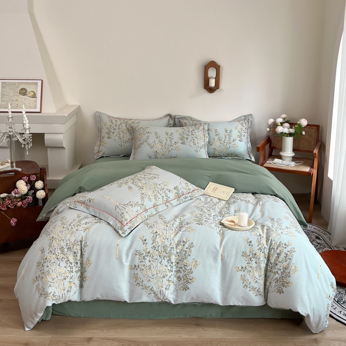 91家纺网 家纺一手货源 找家纺 （总）艾迪尚家纺 2025新款生态全棉纯棉磨毛印花四件套