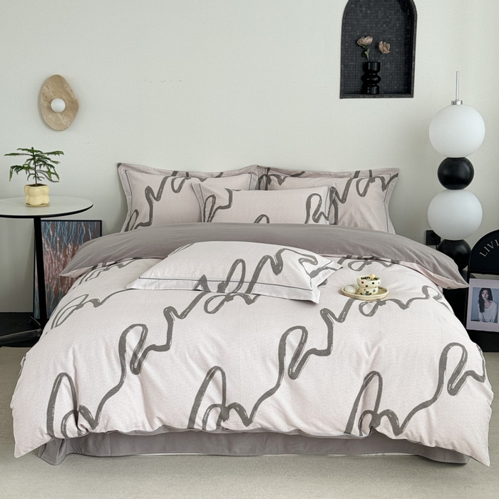 91家纺网 家纺一手货源 找家纺 （总）艾迪尚家纺 2025新款生态全棉纯棉磨毛印花四件套