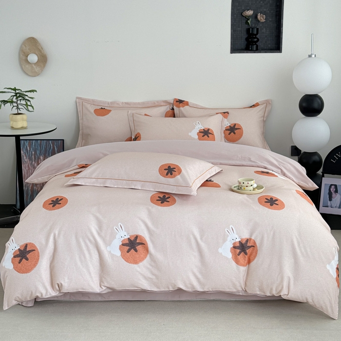 91家纺网 家纺一手货源 找家纺 （总）艾迪尚家纺 2025新款生态全棉纯棉磨毛印花四件套