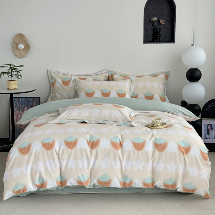 91家纺网 家纺一手货源 找家纺 （总）艾迪尚家纺 2025新款生态全棉纯棉磨毛印花四件套