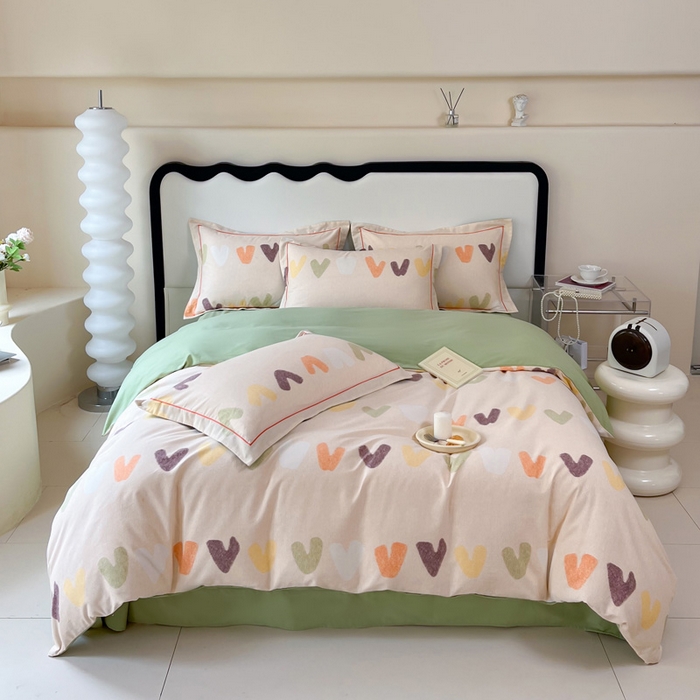 91家纺网 家纺一手货源 找家纺 （总）艾迪尚家纺 2025新款生态全棉纯棉磨毛印花四件套