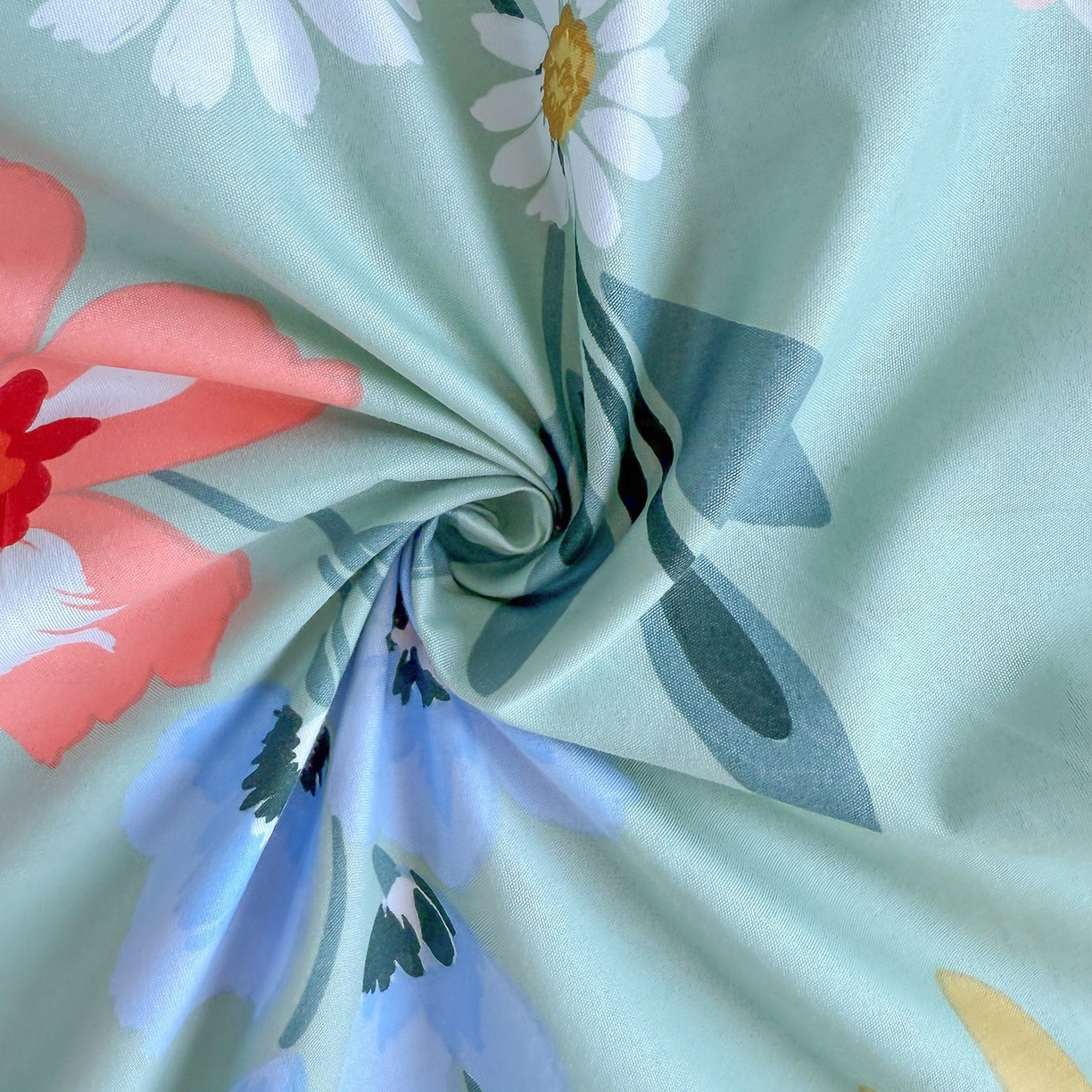 91家纺网 家纺一手货源 找家纺 亿佳人 芦荟棉枕套磨毛化纤枕套48*74cm 花儿朵朵