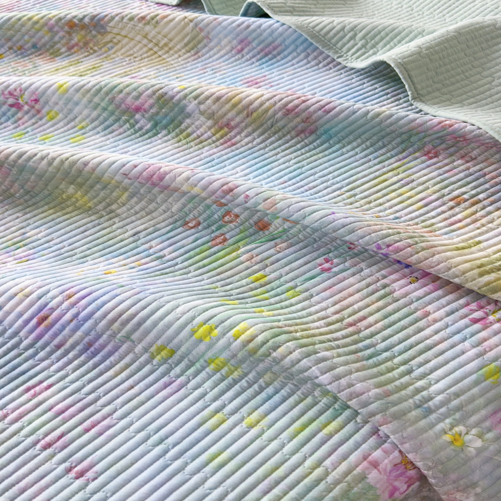 91家纺网 家纺一手货源 找家纺 橘夏家纺 2025新款莱赛尔天丝轻奢风多功能床盖三件套软凉席盖毯  米拉之家