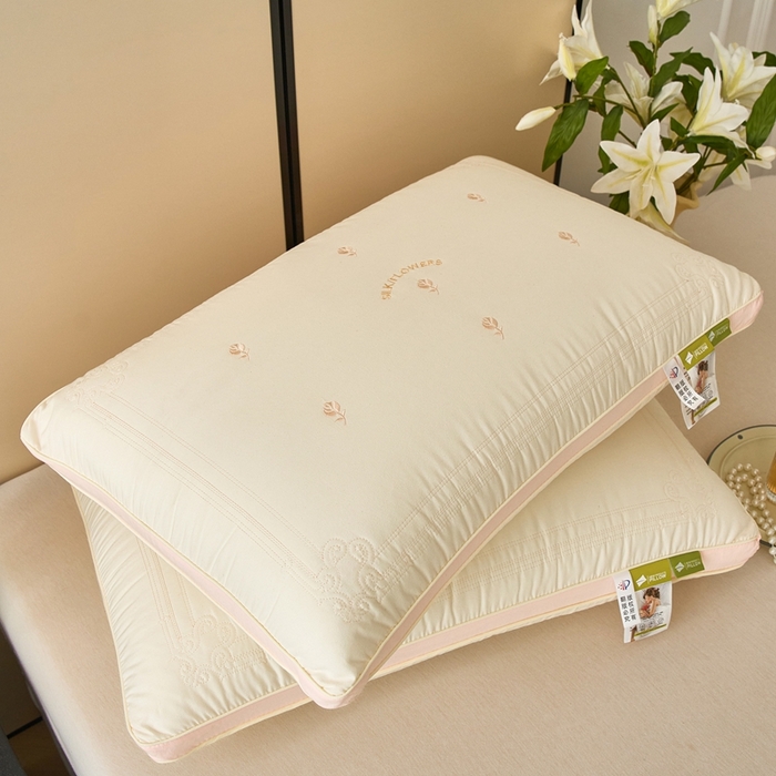 91家纺网 家纺一手货源 找家纺 晚儿 2025新款亲肤舒适郁眠眠亲肤枕枕头枕芯 郁眠眠亲肤枕 48x74cm/只