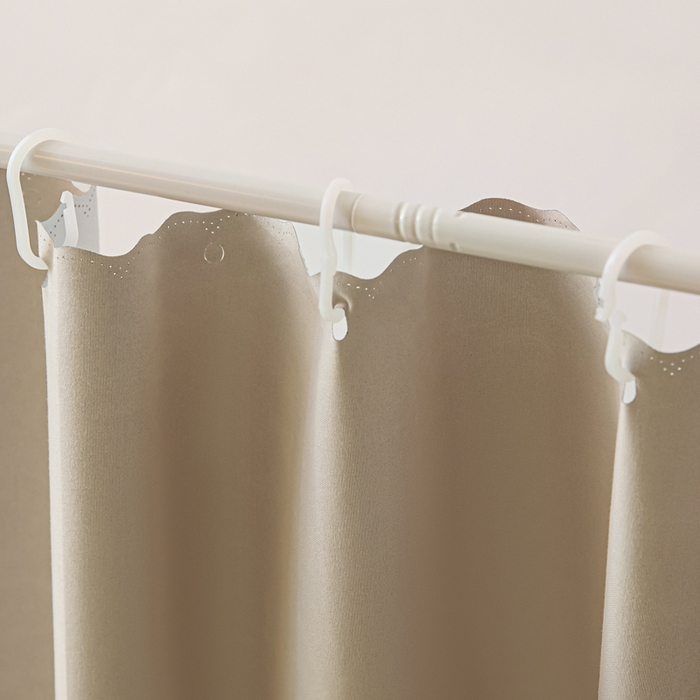 91家纺网 家纺一手货源 找家纺 梓瑄家居 2025新款100%物理强遮光纳米技术静电植绒环保透气床帘加密纱学生蚊帐透气面料 小狗多乐