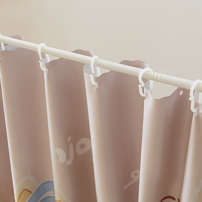 91家纺网 家纺一手货源 找家纺 梓瑄家居 2025新款100%物理强遮光纳米技术静电植绒环保透气床帘加密纱学生蚊帐透气面料 奶嘴布布