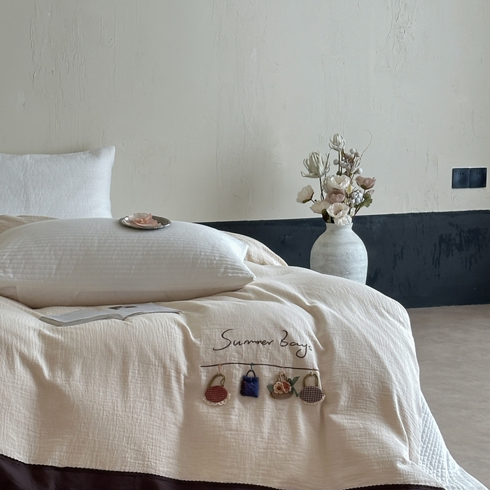 91家纺网 家纺一手货源 找家纺 （总）月夏 2025新款棉麻单被套-包饰界