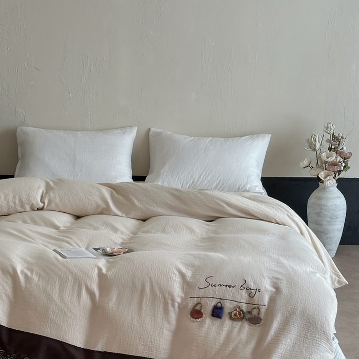 91家纺网 家纺一手货源 找家纺 （总）月夏 2025新款棉麻单被套-包饰界