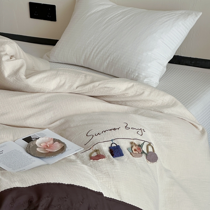 91家纺网 家纺一手货源 找家纺 （总）月夏 2025新款棉麻单被套-包饰界