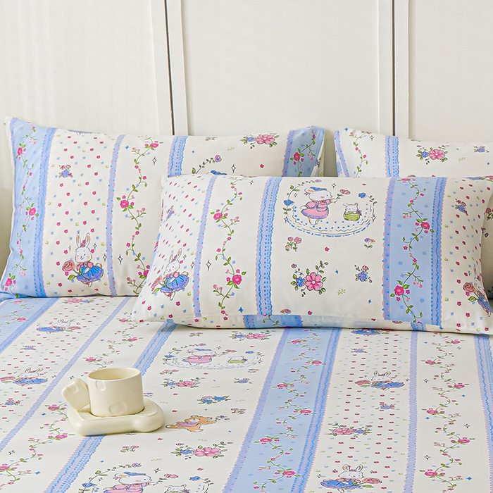 91家纺网 家纺一手货源 找家纺 （总）金鑫汇家纺 2025新款A类全绗缝夹棉印花枕套