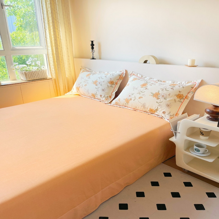 91家纺网 家纺一手货源 找家纺 艾迪尚家纺 2025新款生态全棉纯棉磨毛印花四件套 宁静—米