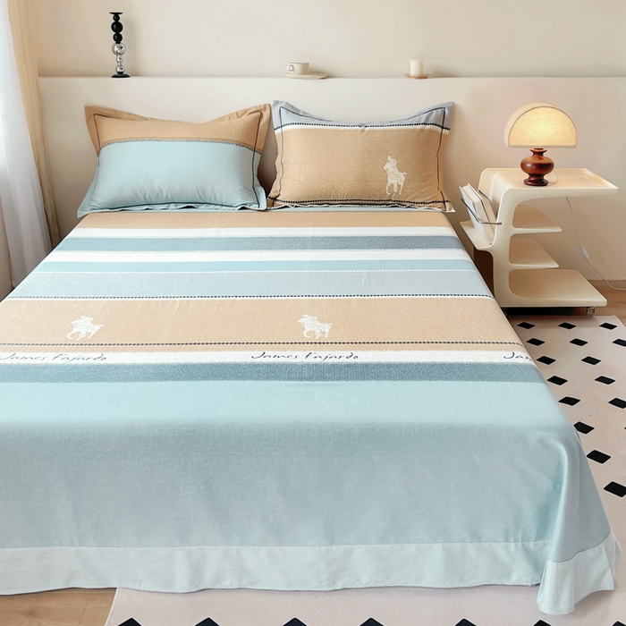 91家纺网 家纺一手货源 找家纺 艾迪尚家纺 2025新款生态全棉纯棉磨毛印花四件套 普罗迪—兰