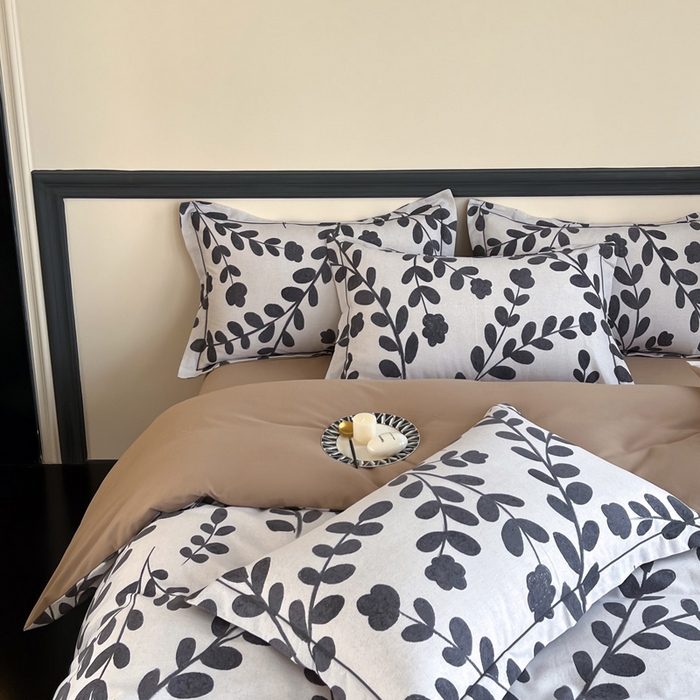 91家纺网 家纺一手货源 找家纺 艾迪尚家纺 2025新款生态全棉纯棉磨毛印花四件套 上春山-米