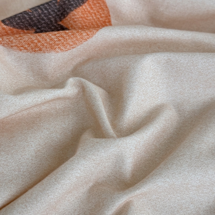 91家纺网 家纺一手货源 找家纺 艾迪尚家纺 2025新款生态全棉纯棉磨毛印花四件套 事事如意-桔