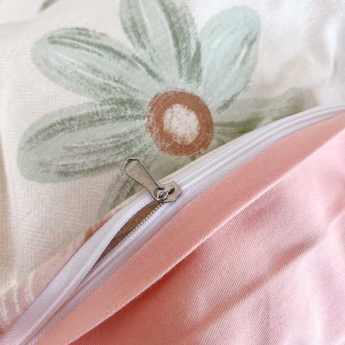 91家纺网 家纺一手货源 找家纺 艾迪尚家纺 2025新款生态全棉纯棉磨毛印花四件套 向阳