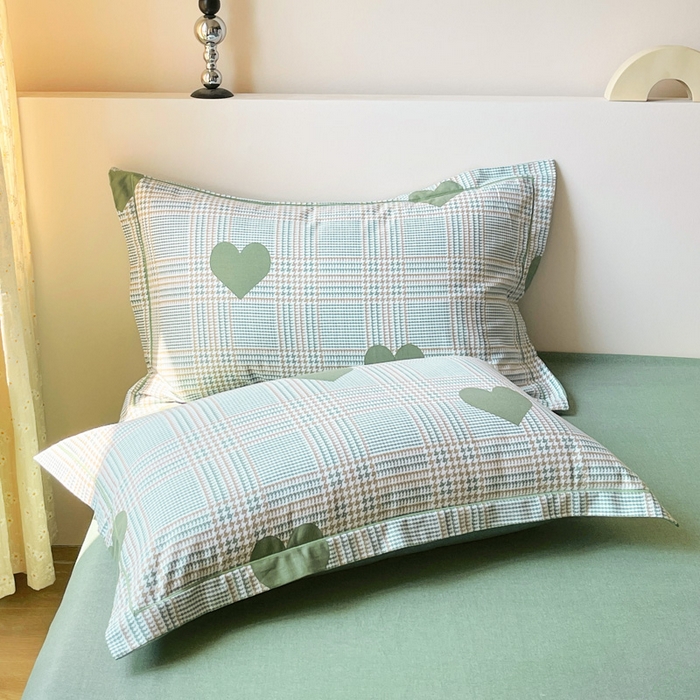 91家纺网 家纺一手货源 找家纺 艾迪尚家纺 2025新款生态全棉纯棉磨毛印花四件套 心动时刻