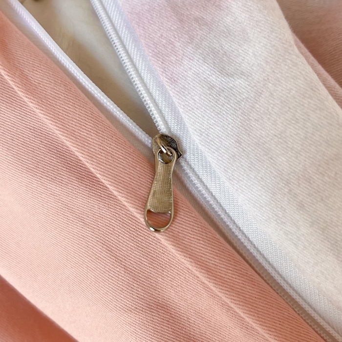 91家纺网 家纺一手货源 找家纺 艾迪尚家纺 2025新款生态全棉纯棉磨毛印花四件套 心心相印-粉