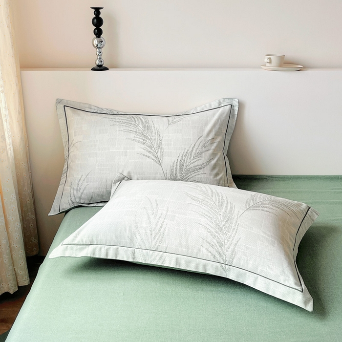 91家纺网 家纺一手货源 找家纺 艾迪尚家纺 2025新款生态全棉纯棉磨毛印花四件套 叶雨婆裟