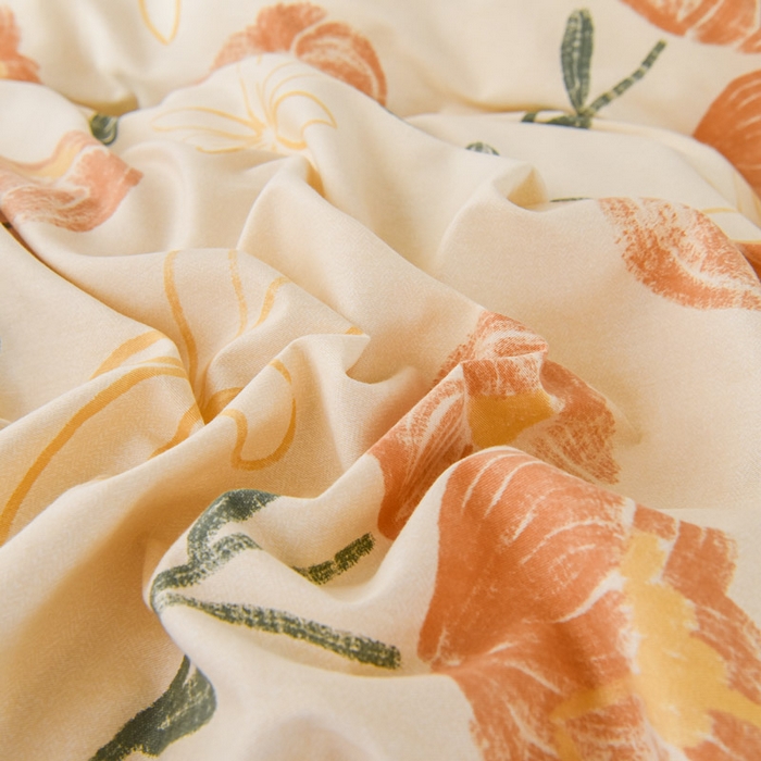 91家纺网 家纺一手货源 找家纺 艾迪尚家纺 2025新款生态全棉纯棉磨毛印花四件套 怡悦