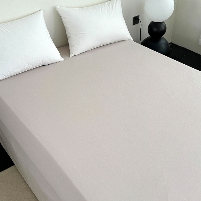 91家纺网 家纺一手货源 找家纺 艾迪尚家纺 2025新款生态全棉纯棉磨毛印花四件套 樱花雪-灰