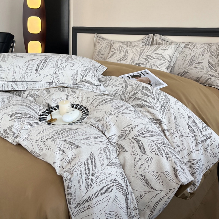 91家纺网 家纺一手货源 找家纺 艾迪尚家纺 2025新款生态全棉纯棉磨毛印花四件套 樱若