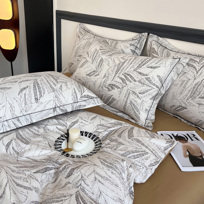 91家纺网 家纺一手货源 找家纺 艾迪尚家纺 2025新款生态全棉纯棉磨毛印花四件套 樱若