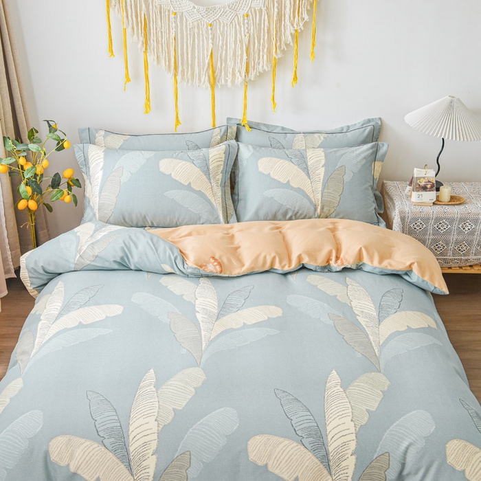 91家纺网 家纺一手货源 找家纺 艾迪尚家纺 2025新款生态全棉纯棉磨毛印花四件套 玉树