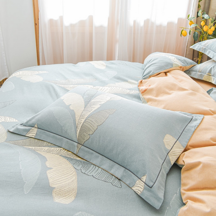 91家纺网 家纺一手货源 找家纺 艾迪尚家纺 2025新款生态全棉纯棉磨毛印花四件套 玉树