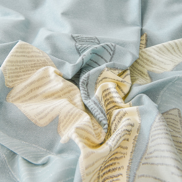 91家纺网 家纺一手货源 找家纺 艾迪尚家纺 2025新款生态全棉纯棉磨毛印花四件套 玉树