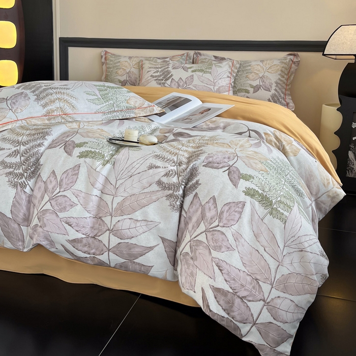 91家纺网 家纺一手货源 找家纺 艾迪尚家纺 2025新款生态全棉纯棉磨毛印花四件套 月溪