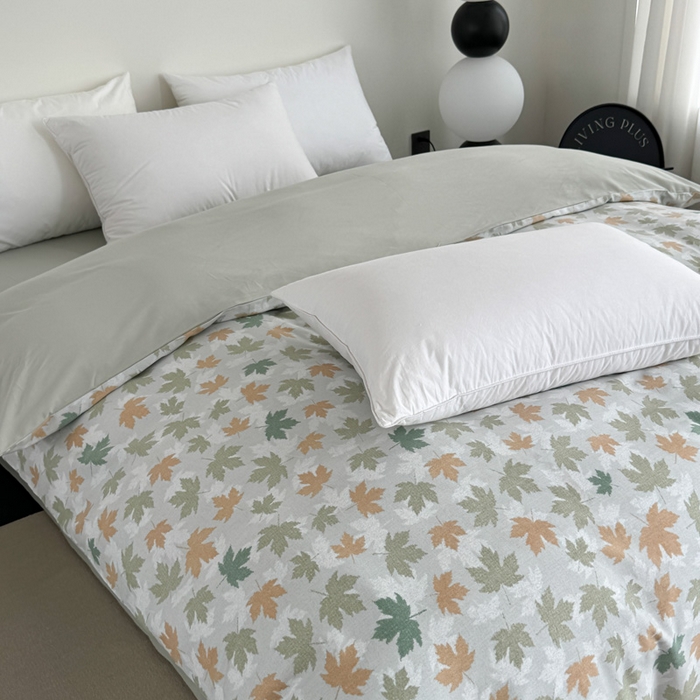 91家纺网 家纺一手货源 找家纺 艾迪尚家纺 2025新款生态全棉纯棉磨毛印花四件套 照影-绿