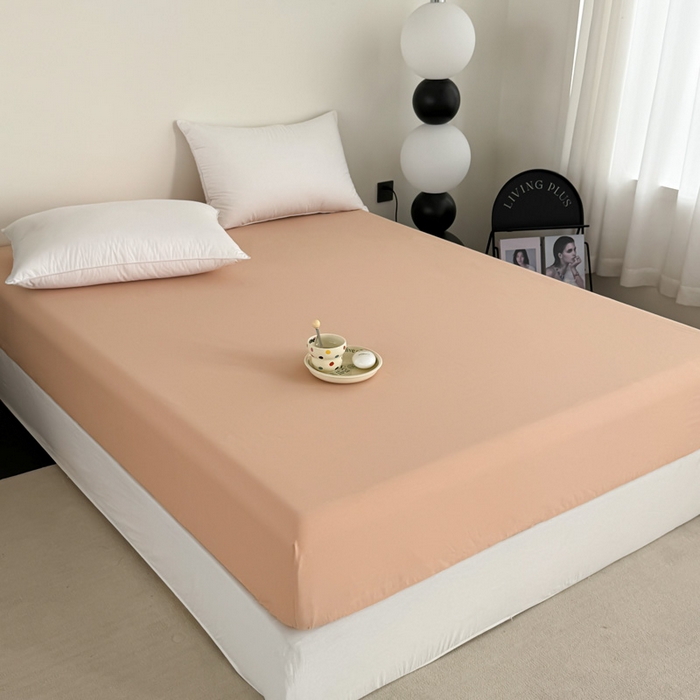 91家纺网 家纺一手货源 找家纺 艾迪尚家纺 2025新款生态全棉纯棉磨毛印花单品系列-单床笠床笠单件 如意-桔