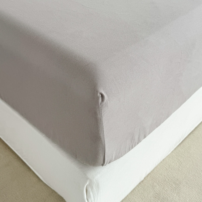 91家纺网 家纺一手货源 找家纺 艾迪尚家纺 2025新款生态全棉纯棉磨毛印花单品系列-单床笠床笠单件 时光-灰