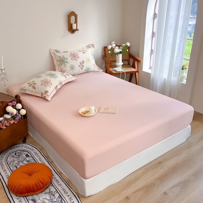 艾迪尚家纺 2025新款生态全棉纯棉磨毛印花单品系列-单床笠床笠单件 向阳