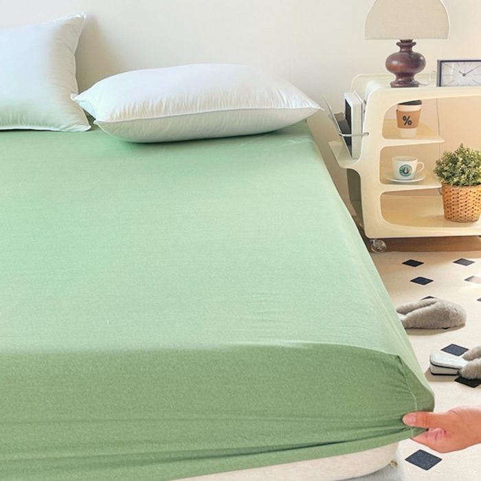 91家纺网 家纺一手货源 找家纺 艾迪尚家纺 2025新款生态全棉纯棉磨毛印花单品系列-单床笠床笠单件 心动时刻