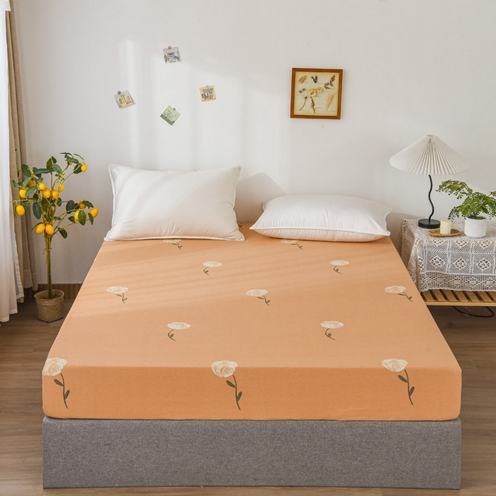 艾迪尚家纺 2025新款生态全棉纯棉磨毛印花单品系列-单床笠床笠单件 怡悦