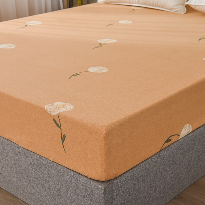 91家纺网 家纺一手货源 找家纺 艾迪尚家纺 2025新款生态全棉纯棉磨毛印花单品系列-单床笠床笠单件 怡悦