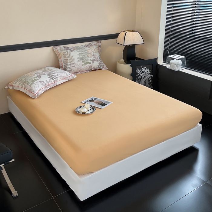 91家纺网 家纺一手货源 找家纺 艾迪尚家纺 2025新款生态全棉纯棉磨毛印花单品系列-单床笠床笠单件 月溪