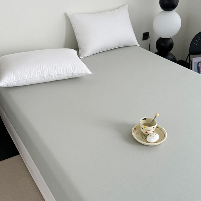 91家纺网 家纺一手货源 找家纺 艾迪尚家纺 2025新款生态全棉纯棉磨毛印花单品系列-单床笠床笠单件 照影-绿