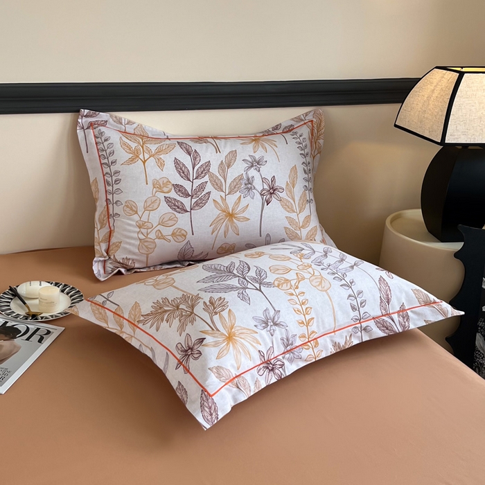 91家纺网 家纺一手货源 找家纺 （总）艾迪尚家纺 2025新款生态全棉纯棉磨毛印花单品系列-单枕套